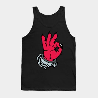 Hand devil okay Tank Top